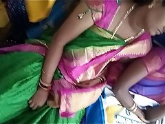 Madurai hot tamil sleeping aunty side boobs and navel in bus part:1 (2019)