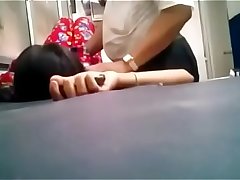 Doctor enjoy with Patient boobs pressed pussy play