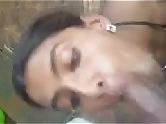 Cat Eye Marathi Girl Blowjob and Eating Cum